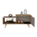 Mesa de Centro Trueno, Café Claro y Cocoa, con Amplio Espacio Ideal Para Ubicar Decoraciones - vista 6
