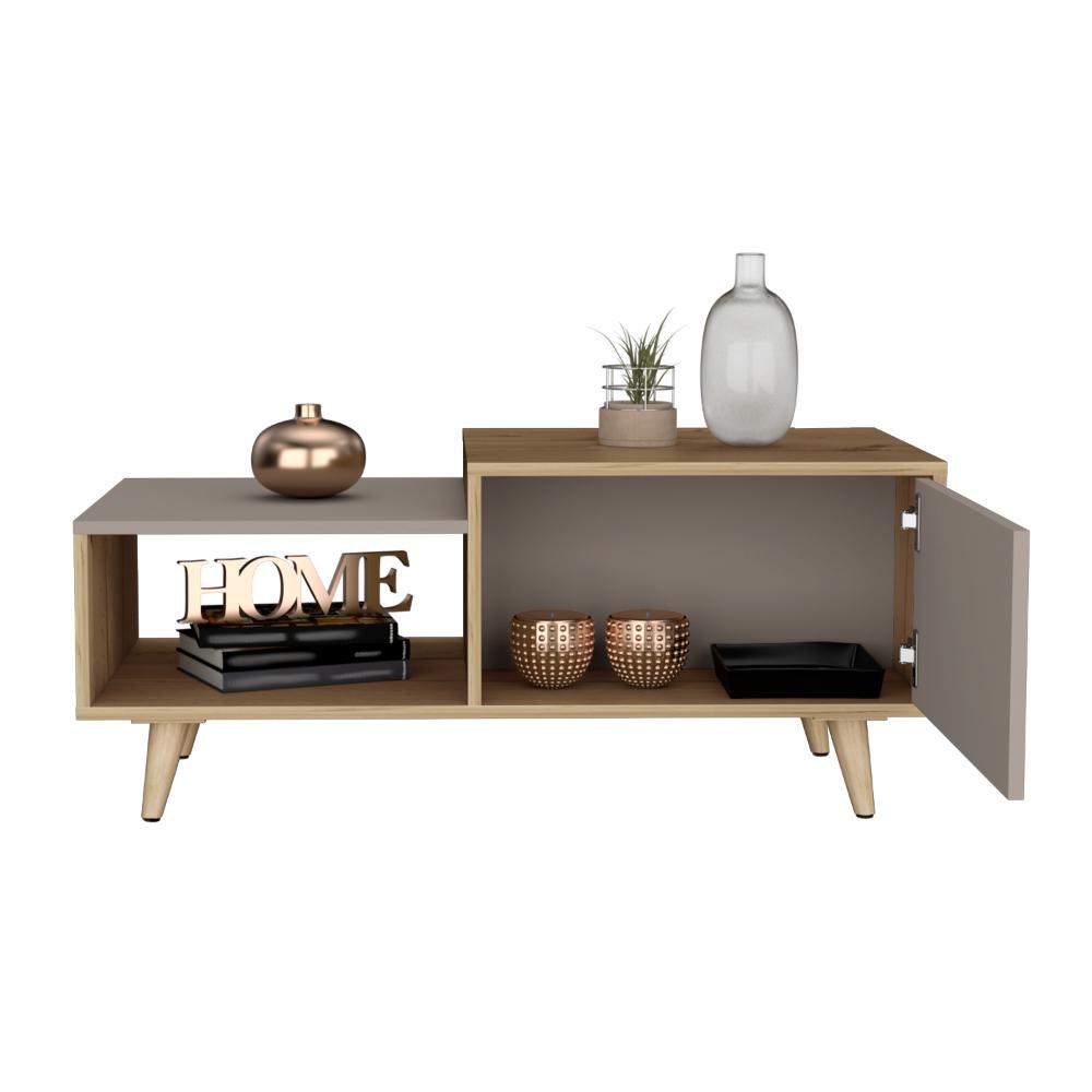 Mesa de Centro Trueno, Café Claro y Cocoa, con Amplio Espacio Ideal Para Ubicar Decoraciones - vista 6