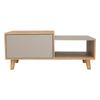 Mesa de Centro Trueno, Café Claro y Cocoa, con Amplio Espacio Ideal Para Ubicar Decoraciones - vista 13