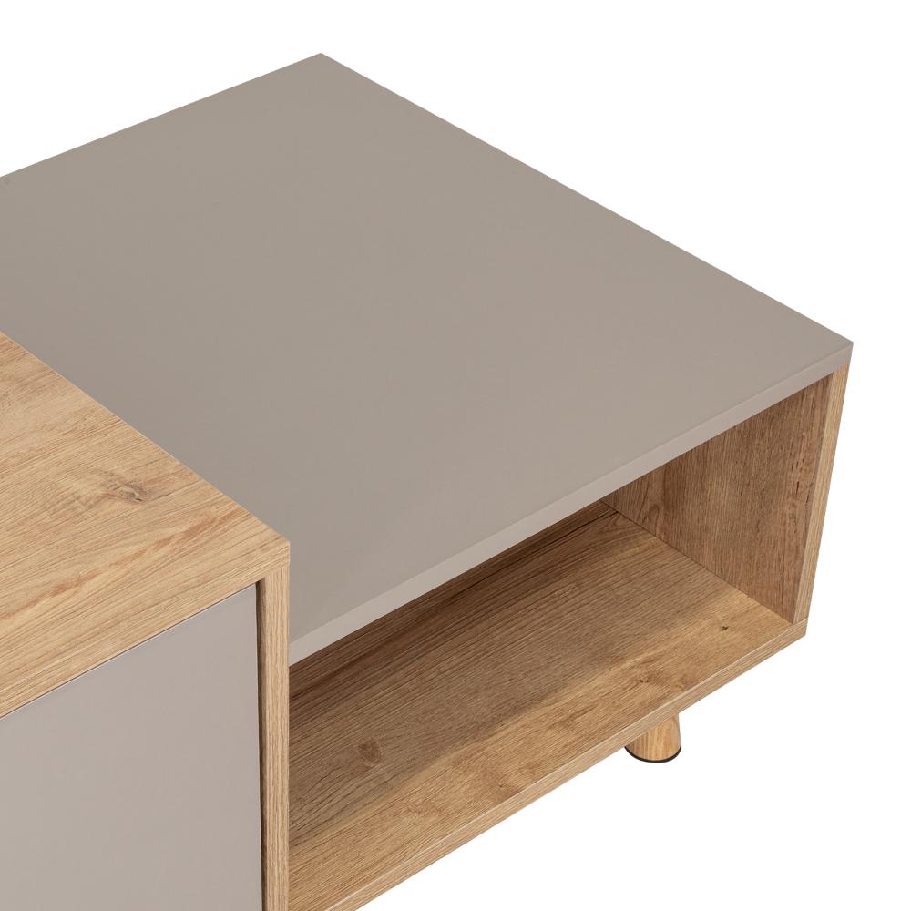 Mesa de Centro Trueno, Café Claro y Cocoa, con Amplio Espacio Ideal Para Ubicar Decoraciones - vista 17
