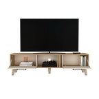 Rack Tv 65" Vance Dos Puertas, Color Fresno Y Capri - vista 4