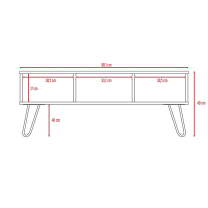 Mesa De Centro Vassel - Habano / Blanco