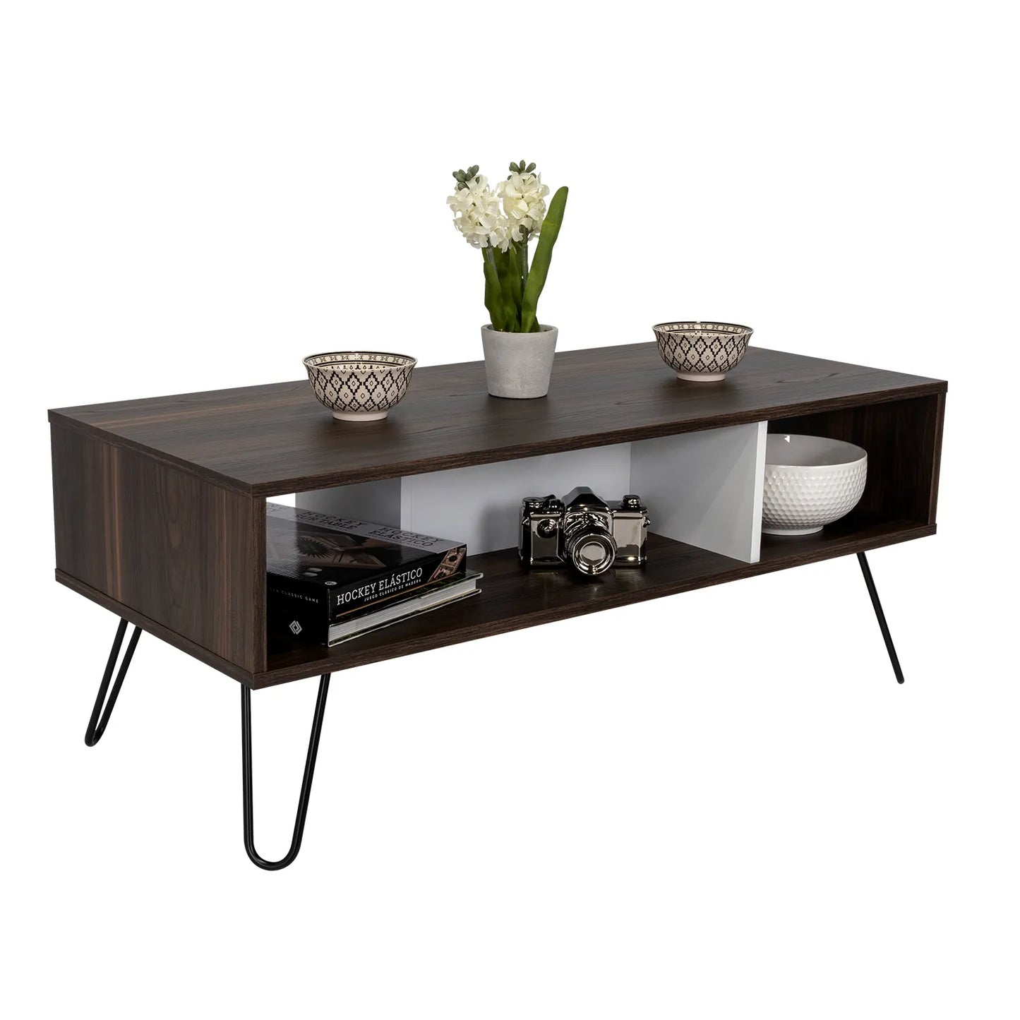 Mesa De Centro Vassel - Habano / Blanco