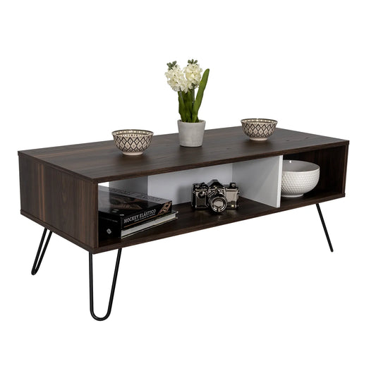 Mesa De Centro Vassel - Habano / Blanco