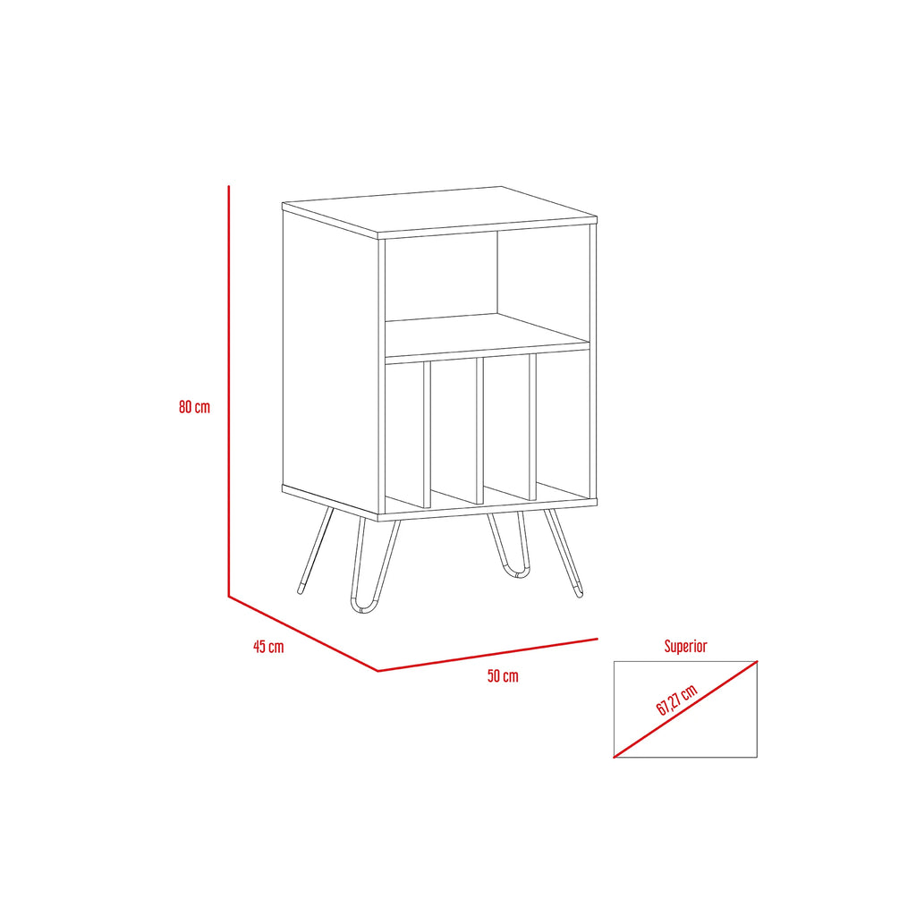 Mueble Funcional Vassel - Habano / Blanco