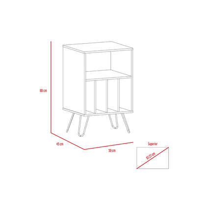Mueble Funcional Vassel - Habano / Blanco