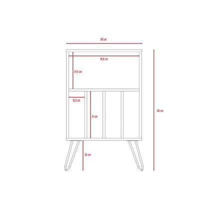 Mueble Funcional Vassel - Habano / Blanco