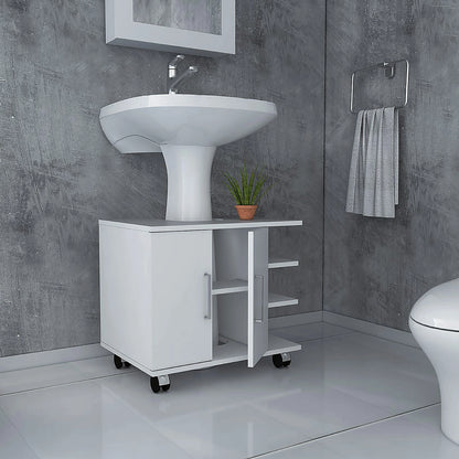Optimizador Lavamanos Bath-55 2 Puertas - Blanco
