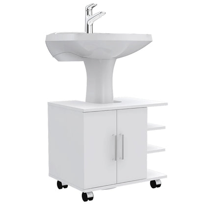 Optimizador Lavamanos Bath-55 2 Puertas - Blanco