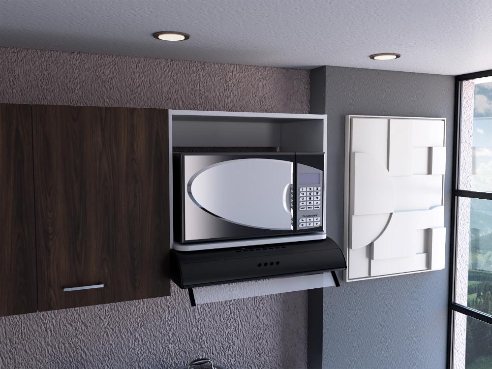 Mueble Para Microondas Eco, Blanco - vista 1
