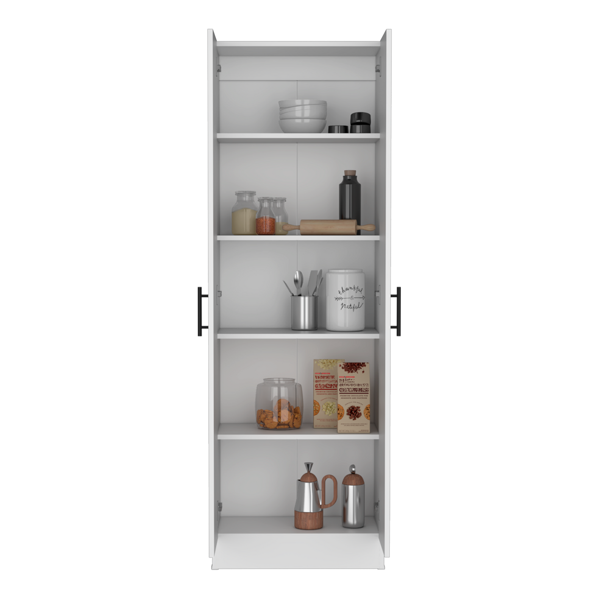 Mueble Despensa Multiusos Kitchen, Blanco - vista 4