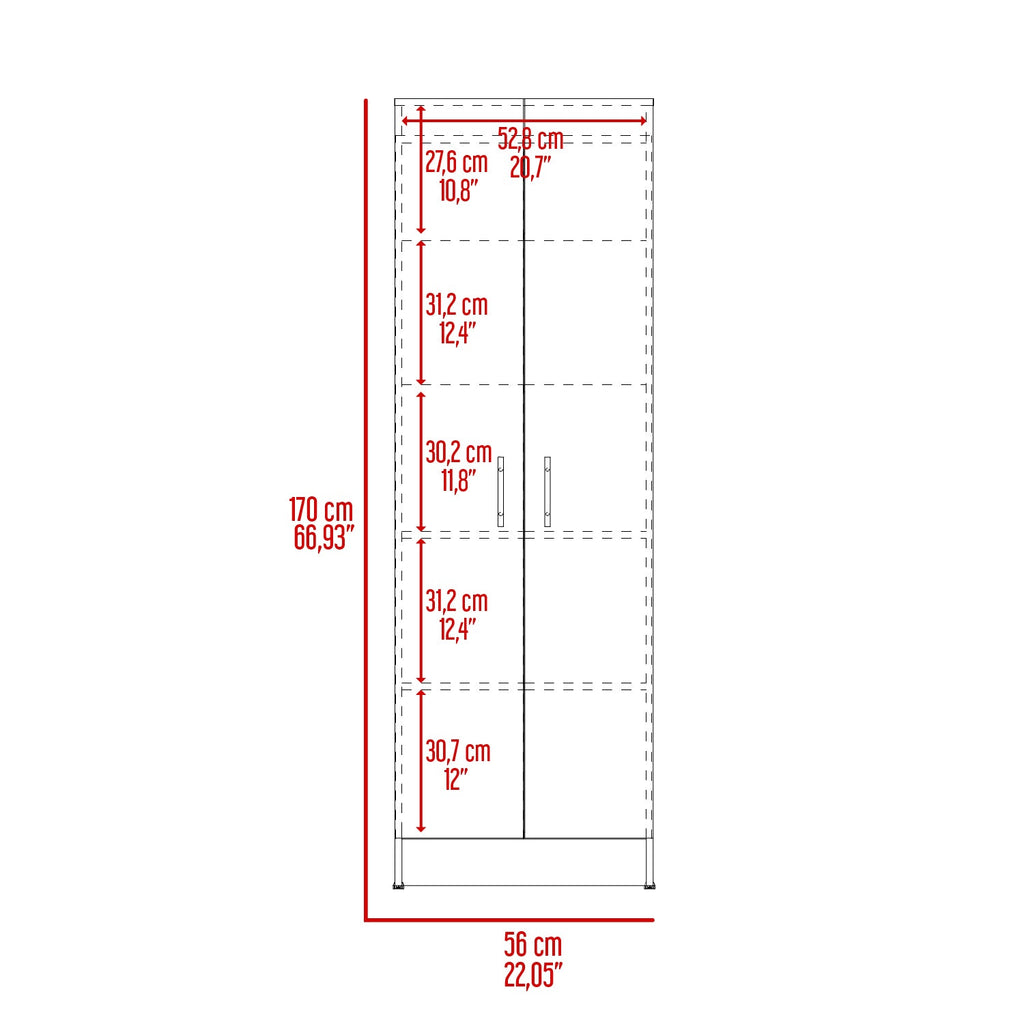 Mueble Despensa Multiusos Kitchen, Blanco - vista 7