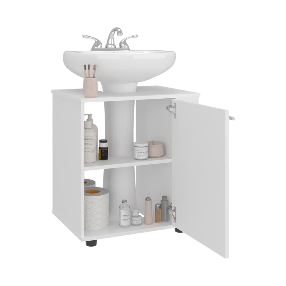 Mueble Para Lavamanos Phillips Con Una Puerta, Blanco - vista 4