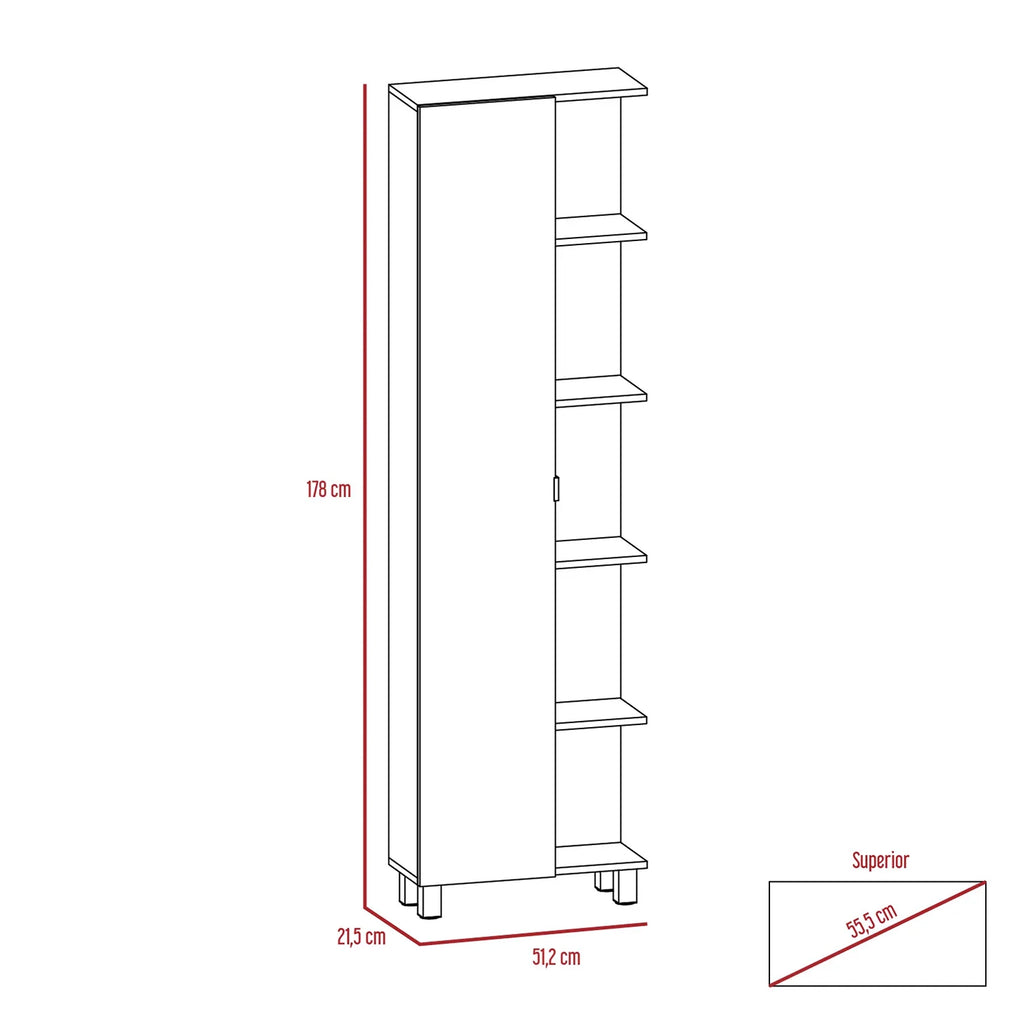 Optimizador De Baño - Bath 51 / 1 Puerta - Blanco