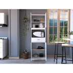Módulo Microondas Ankara, Blanco, con Cuatro Puertas Abatibles y Amplio Espacio Para Almacenamiento - vista 6