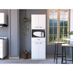 Módulo Microondas Ankara, Blanco, con Cuatro Puertas Abatibles y Amplio Espacio Para Almacenamiento - vista 5