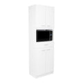 Módulo Microondas Ankara, Blanco, con Cuatro Puertas Abatibles y Amplio Espacio Para Almacenamiento - vista 1
