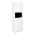 Módulo Microondas Ankara, Blanco, con Cuatro Puertas Abatibles y Amplio Espacio Para Almacenamiento - vista 1
