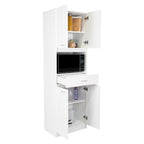 Módulo Microondas Ankara, Blanco, con Cuatro Puertas Abatibles y Amplio Espacio Para Almacenamiento - vista 2