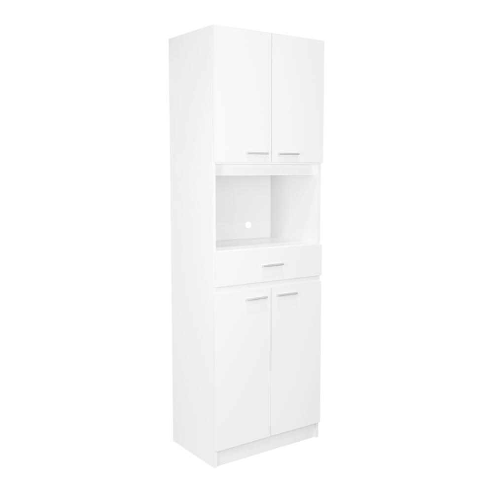 Módulo Microondas Ankara, Blanco, con Cuatro Puertas Abatibles y Amplio Espacio Para Almacenamiento - vista 7