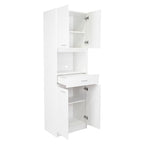 Módulo Microondas Ankara, Blanco, con Cuatro Puertas Abatibles y Amplio Espacio Para Almacenamiento - vista 8