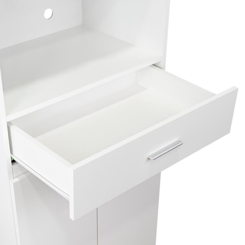 Módulo Microondas Ankara, Blanco, con Cuatro Puertas Abatibles y Amplio Espacio Para Almacenamiento - vista 12
