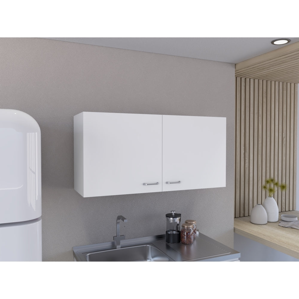 Mueble Superior Cocina Napoles 100 Cm, Blanco, con Gran Capacidad de Almacenamiento - vista 3