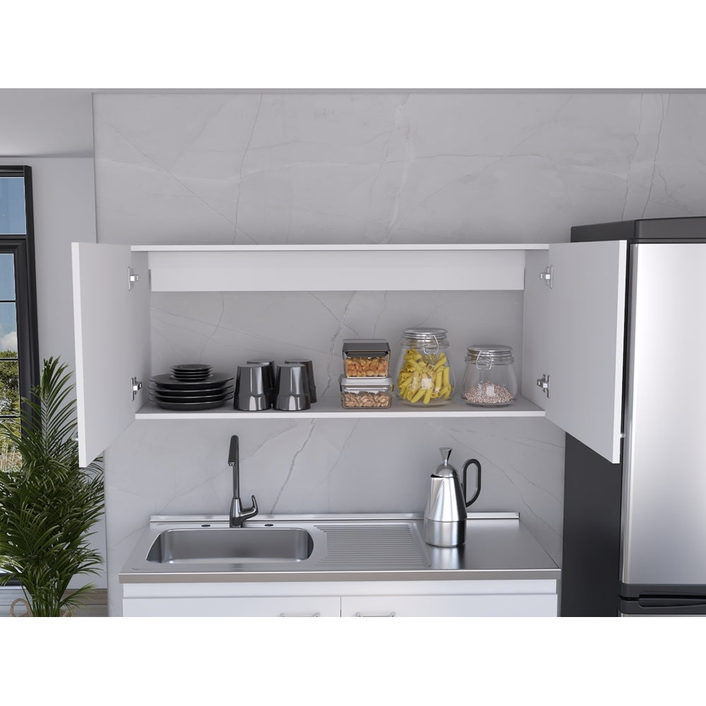 Mueble Superior Cocina Napoles 120 Cm, Blanco, con Gran Capacidad de Almacenamiento - vista 4