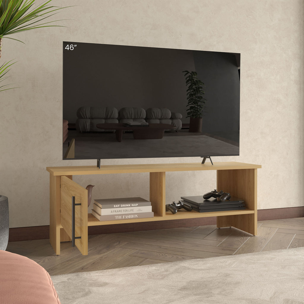 Rack Tv 65" Navia 1 Puerta, Fresno - vista 2