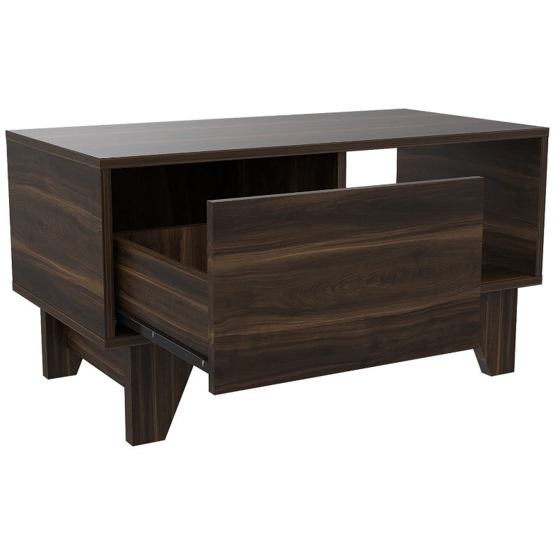 Mesa de Centro Portanova, Habano, con un cajón multiusos - vista 4