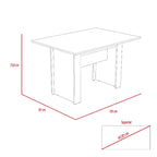 Mesa de Comedor Classic, Habano, para cuatro puestos 120 - vista 7