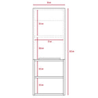 Mueble Auxiliar Muro Baño Barcelona 1 Puerta - Miel