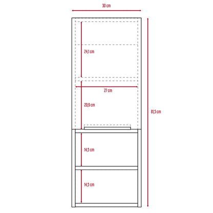 Mueble Auxiliar Muro Baño Barcelona 1 Puerta - Miel