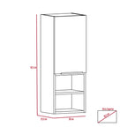 Mueble Auxiliar Muro Baño Barcelona 1 Puerta - Miel
