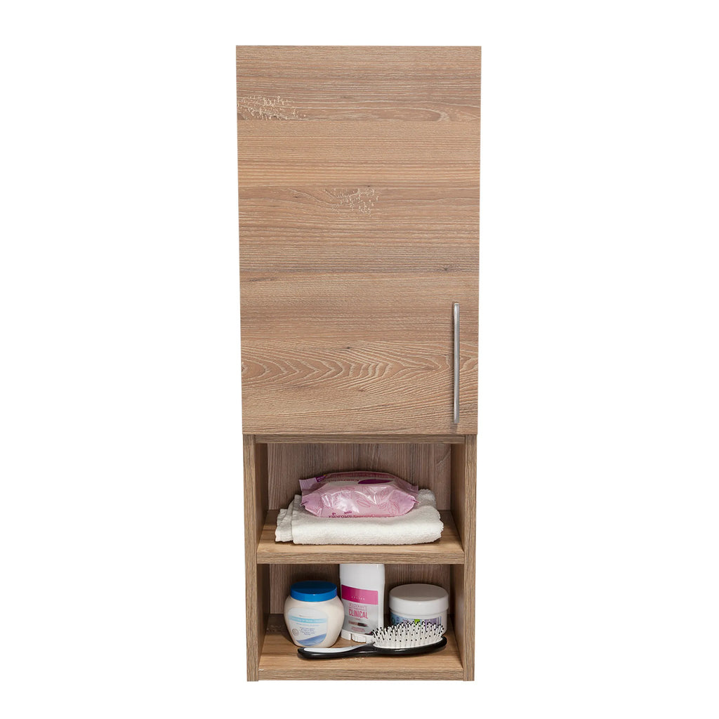 Mueble Auxiliar Muro Baño Barcelona 1 Puerta - Miel