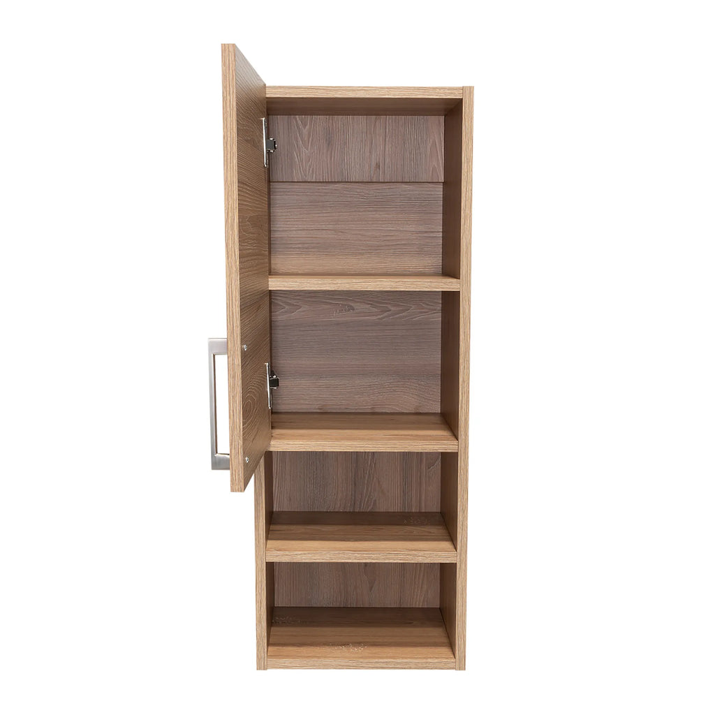 Mueble Auxiliar Muro Baño Barcelona 1 Puerta - Miel