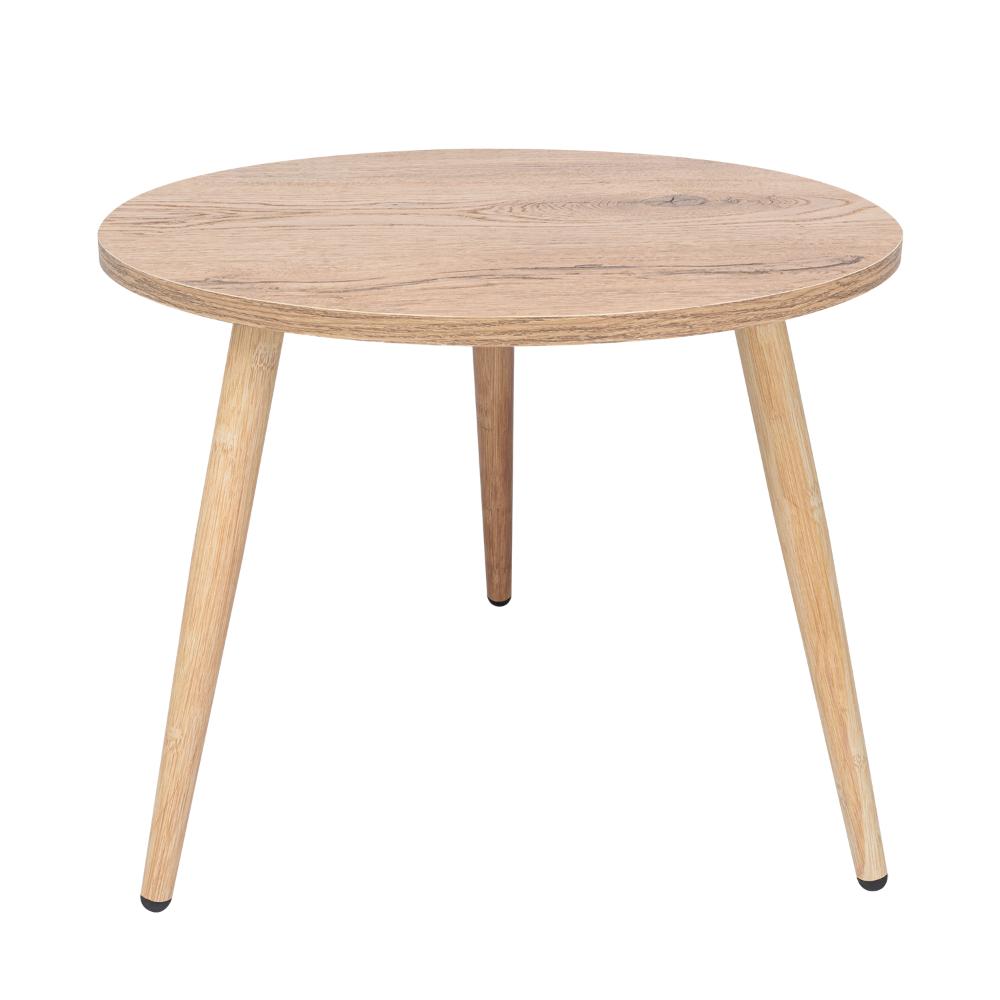Mesa de Centro Zohi, Macadamia, con Diseño Redondo - vista 4