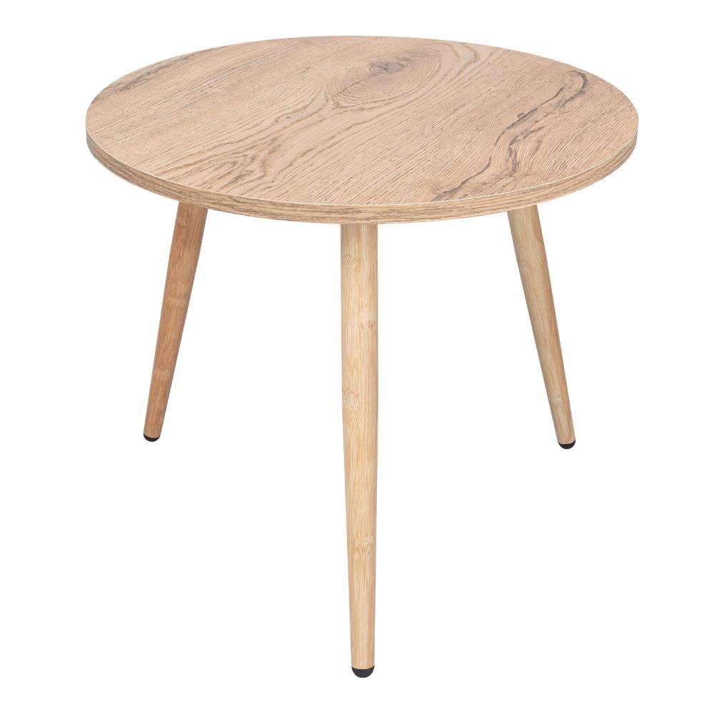 Mesa de Centro Zohi, Macadamia, con Diseño Redondo - vista 5