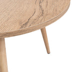 Mesa de Centro Zohi, Macadamia, con Diseño Redondo - vista 6
