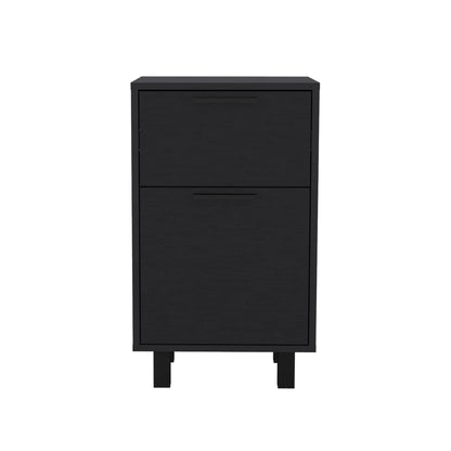 Velador Secret Z-81 2 Cajones / 1 Puerta - Wengue