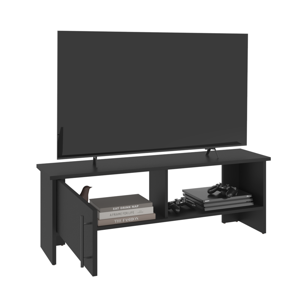 Rack Tv 65" Navia Una Puerta, Wengue - vista 3