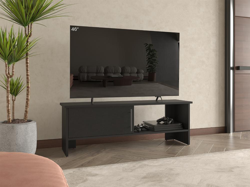 Rack Tv 65" Navia Una Puerta, Wengue - vista 2