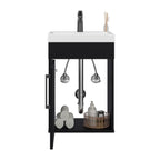 Vanitorio Flotante Oxford Una Puerta, Wengue - vista 5