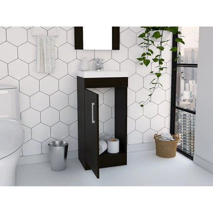 Mueble Lavamanos Madrid 1 Puerta - Wengue