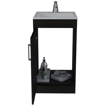 Mueble Lavamanos Madrid 1 Puerta - Wengue
