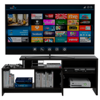 Mesa para TV Bengala, Wengue, con capacidad para televisor de 47 pulgadas - vista 3