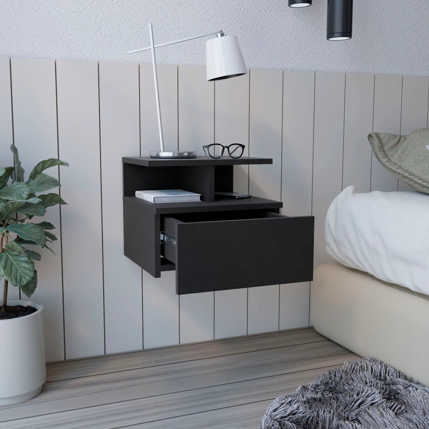 Velador Flotante Dreams 1C - Wengue