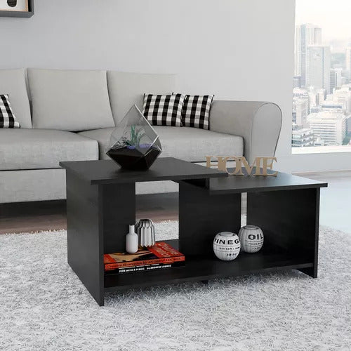 Mesa de Centro Wema Alto, Wengue, con Amplio Espacio Ideal Para Ubicar Decoraciones - vista 2