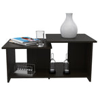 Mesa de Centro Wema Alto, Wengue, con Amplio Espacio Ideal Para Ubicar Decoraciones - vista 4