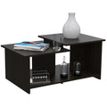 Mesa de Centro Wema Alto, Wengue, con Amplio Espacio Ideal Para Ubicar Decoraciones - vista 1
